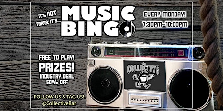 Music Bingo at The Collective in Pacific Beach