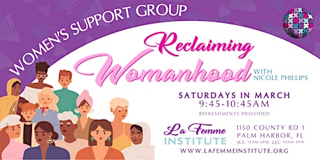 Women's Support Group - Reclaiming Womanhood