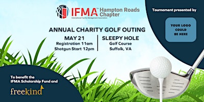 Primaire afbeelding van IFMA Hampton Roads Annual Charity Golf Outing