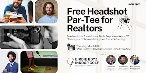 Immagine principale di Free Headshot Par-Tee for Realtors 