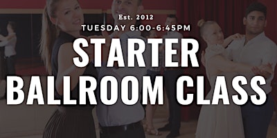 [MAY] Brand New Adult  Starter Ballroom and Latin Class primary image