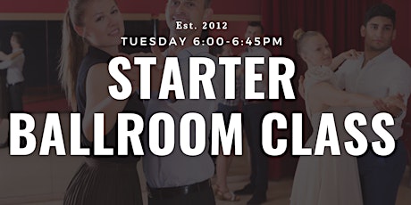 [APRIL] Brand New Adult  Starter Ballroom and Latin Class