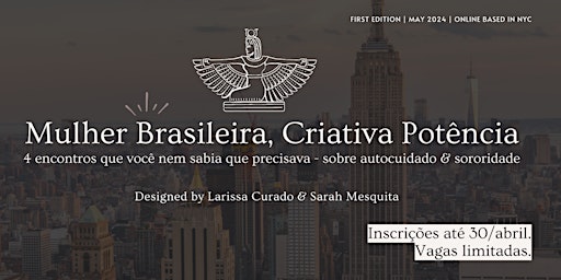 Mulher brasileira, criativa potência! 4 encontros de autocuidado [NYC] primary image