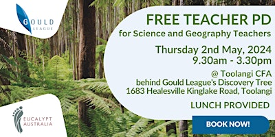 Primaire afbeelding van FREE Forest Teacher PD for Science and Geography Teachers by Gould League