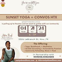 Immagine principale di Sunset Yoga + Convos HTX 