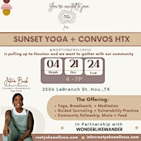 Imagem principal do evento Sunset Yoga + Convos HTX