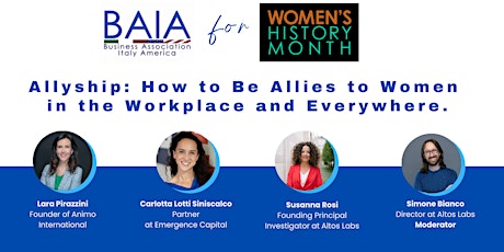 Allyship: How to Be Allies to Women in the Workplace and Everywhere primary image