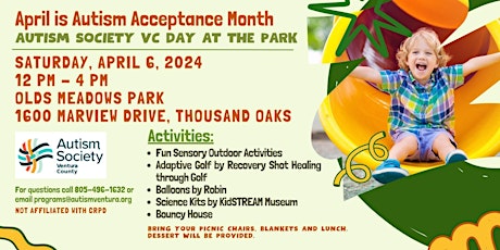 Autism Society VC Day at the Park