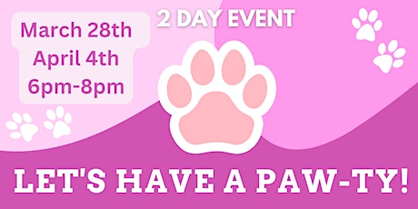 Pup & Pawrent Paw Printing Class