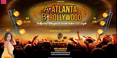 Primaire afbeelding van A for Atlanta B for Bollywood