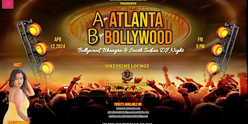 Imagem principal do evento A for Atlanta B for Bollywood