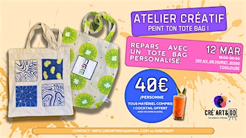 Primaire afbeelding van Atelier Créatif -"Peint ton tote bag"