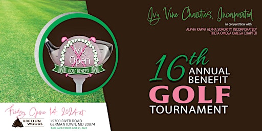 2024 Ivy Vine Charities, Inc. 16th Annual Benefit Golf Tournament primary image