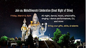 Image principale de Kirtan (Devotional Chanting) Social at MahaShivaratri Celebration All Night