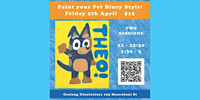 Paint your Pet Bluey Style! primary image