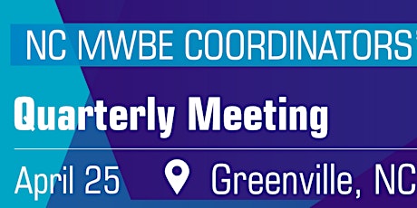 NC MWBE April Quarterly Meeting 2024