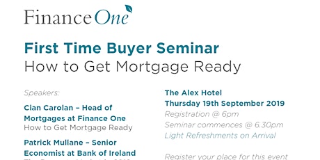 First Time Buyer Mortgage Seminar primary image
