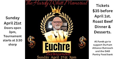 The Hardy Whitt Memorial Euchre Tournament primary image