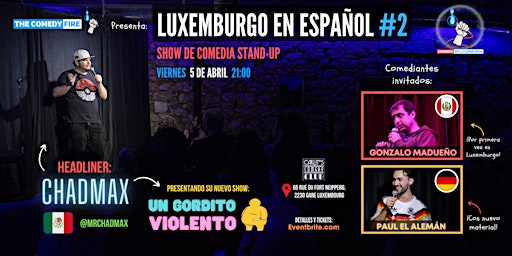 Imagem principal do evento Luxemburgo en Español #2- El show de comedia stand-up en tu idioma