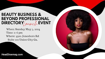 Image principale de Beauty Business and Beyond Professional Directory Launch Event