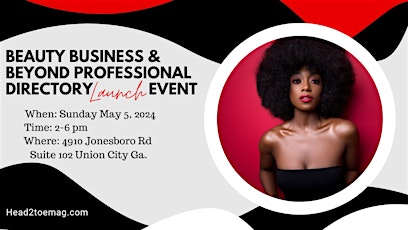 Beauty Business and Beyond Professional Directory Launch Event