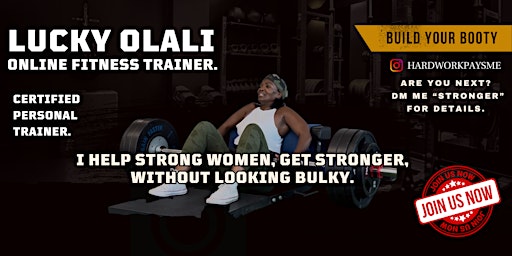 Primaire afbeelding van FREE ONE HOUR PERSONAL TRAINING (WOMENS MONTH SPECIAL)