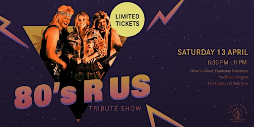 Primaire afbeelding van "80's R Us" Tribute Show at Oliver's Corner (18+)