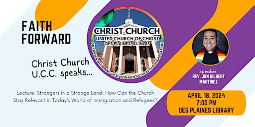 Imagem principal do evento Faith Forward - Christ Church U.C.C. Speaks...
