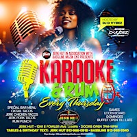 Imagem principal do evento KARAOKE & RUM  at JERK HUT TAMPA FL