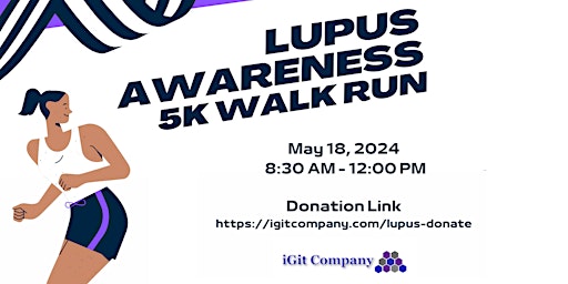 Imagem principal do evento Lupus Awareness 5K Walk Run