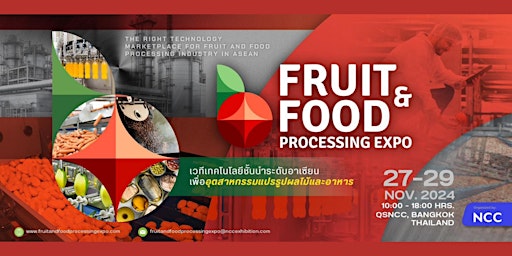 Imagem principal do evento Fruit and Food Processing Expo 2024