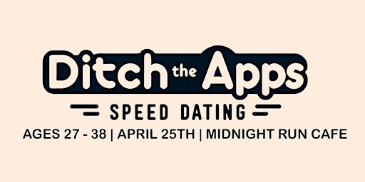 Speed Dating Ages 27-38 Kitchener Waterloo(Female Tickets Sold Out) primary image