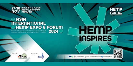 Asia International HEMP Expo & Forum 2024 primary image