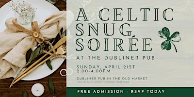 Hauptbild für A Celtic Snug Soiree - Cocktail Mixer & Event Showcase