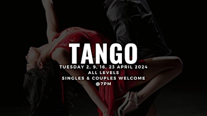 Adult Ballroom Class: TANGO [ONE MONTH ONLY!]