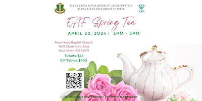 Alpha Alpha Zeta Omega Chapter Spring Tea primary image