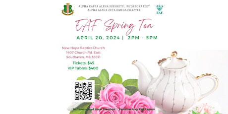 Alpha Alpha Zeta Omega Chapter Spring Tea