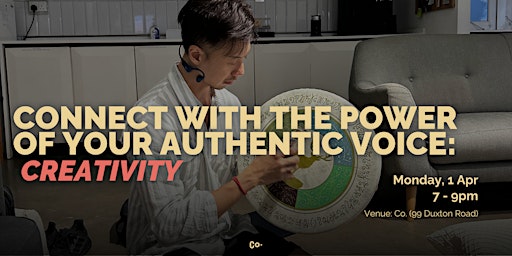 Imagem principal de Connect with the Power of your Authentic Voice: Creativity