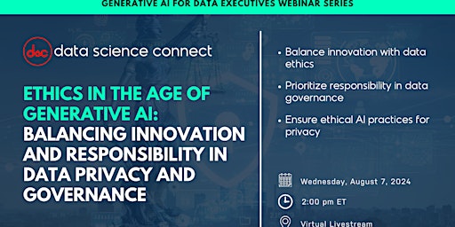 Balancing Innovation and Responsibility in Data Privacy and Governance primary image