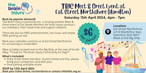 Primaire afbeelding van TBIC - Meet and Greet Event at Eat Street Northshore (Hamilton)