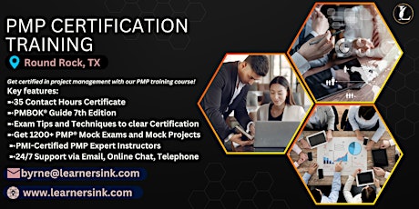 4 Day PMP Classroom Training Course in Round Rock, TX