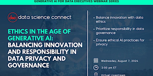 Image principale de Balancing Innovation and Responsibility in Data Privacy and Governance