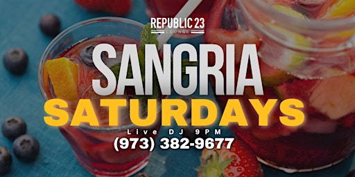 Image principale de SANGRIA SATURDAY | Republic 23