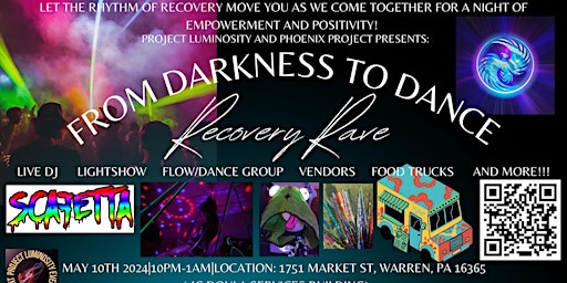 Imagem principal do evento From Darkness to Dance: Recovery Rave