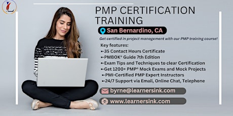 4 Day PMP Classroom Training Course in San Bernardino, CA