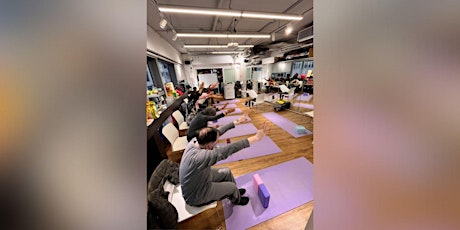 AIA Vitality Hub 老友記瑜伽伸展 Yoga Stretch for Seniors Bring in Change 椅子瑜伽