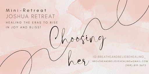 Primaire afbeelding van "Choosing Her" Mini Retreat Joshua Retreat