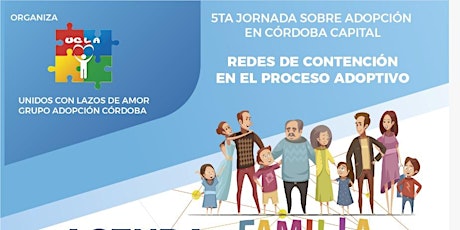 Imagen principal de 5ta jornada sobre adopción en Córdoba Capital -  Redes de contención en el proceso adoptivo