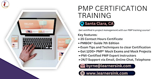 Primaire afbeelding van 4 Day PMP Classroom Training Course in Santa Clara, CA