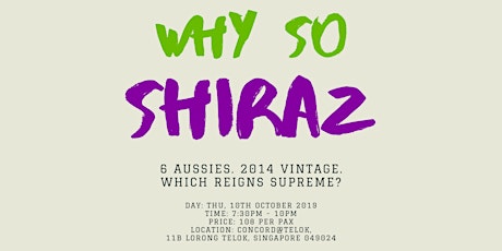 Why So Shiraz primary image
